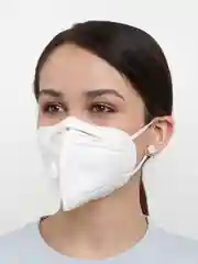 Белый маска многоразовая с клапаном
