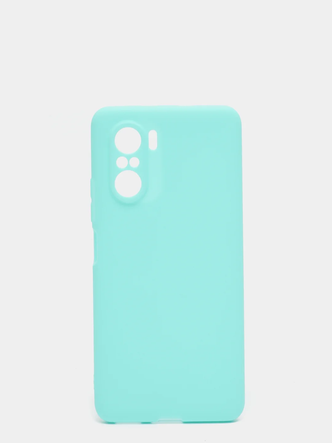Бирюзовый чехол Xiaomi Redmi K40 Pro / K40 Pro Plus / K40, К40 Про Плюс, силиконовый цветной матовый