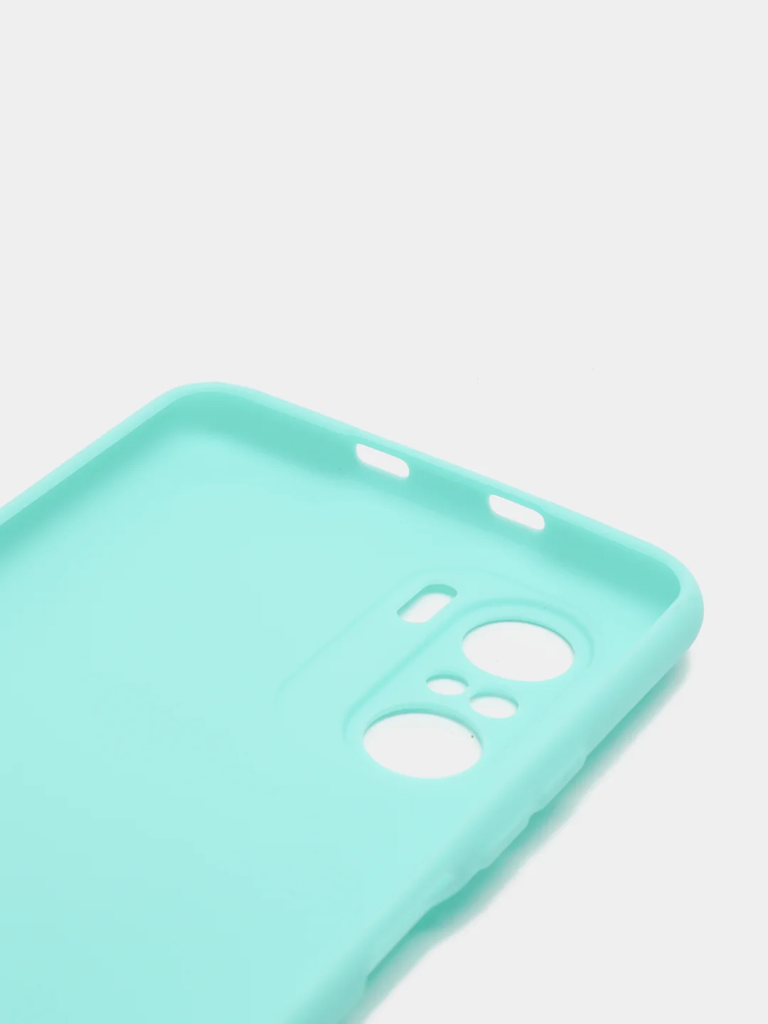 Бирюзовый чехол Xiaomi Redmi K40 Pro / K40 Pro Plus / K40, К40 Про Плюс, силиконовый цветной матовый