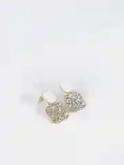 Сверкающие женские серьги "Белые кристаллы"