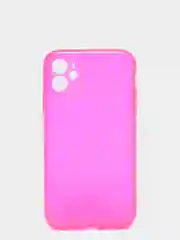 Розовый силиконовый чехол для iPhone 11, iPhone 12