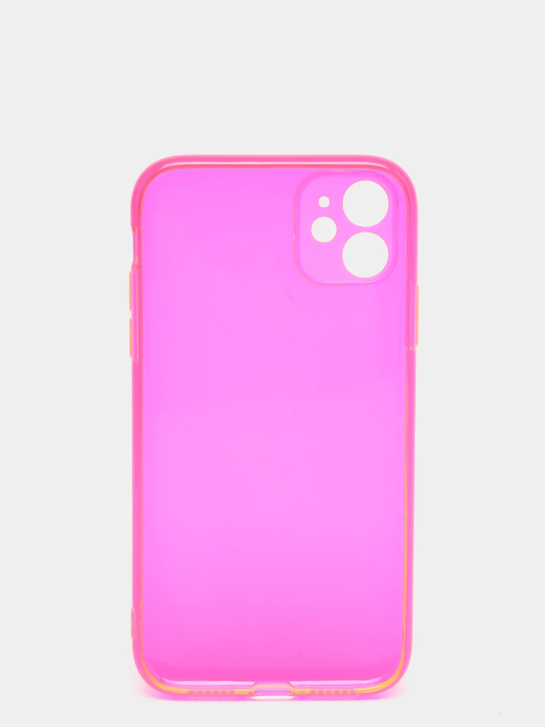 Розовый силиконовый чехол для iPhone 11, iPhone 12