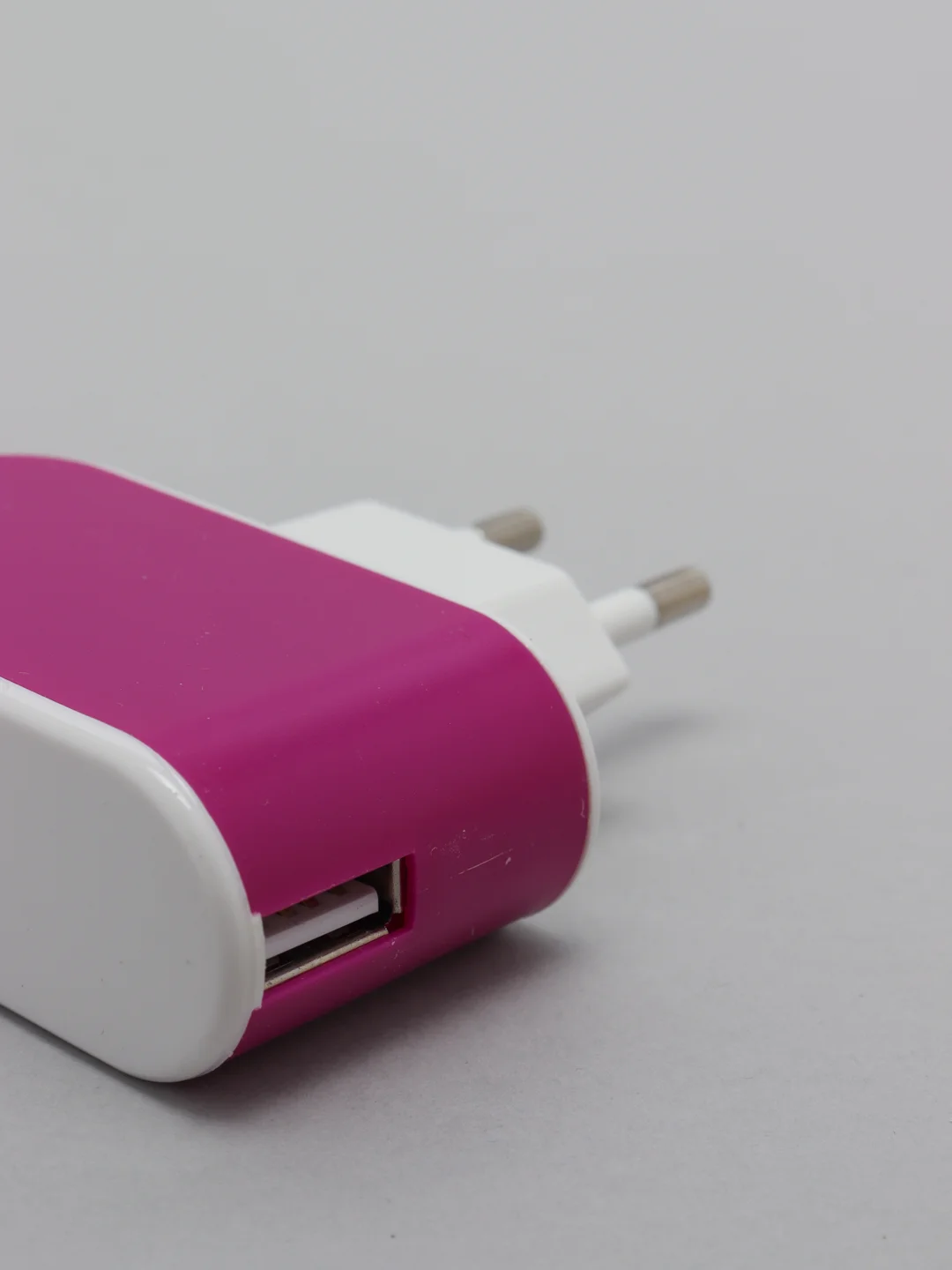 Зарядка USB, SmartBuy Color Charge, 2А, фиолетовая