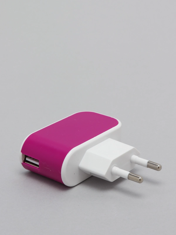 Зарядка USB, SmartBuy Color Charge, 2А, фиолетовая