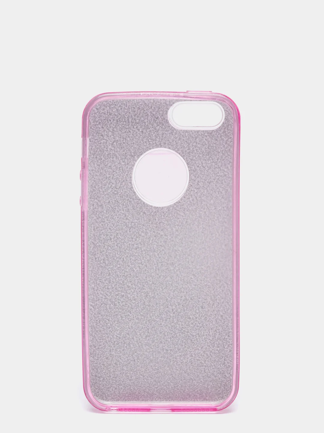 Розовый чехол Iphone 5, блестящий