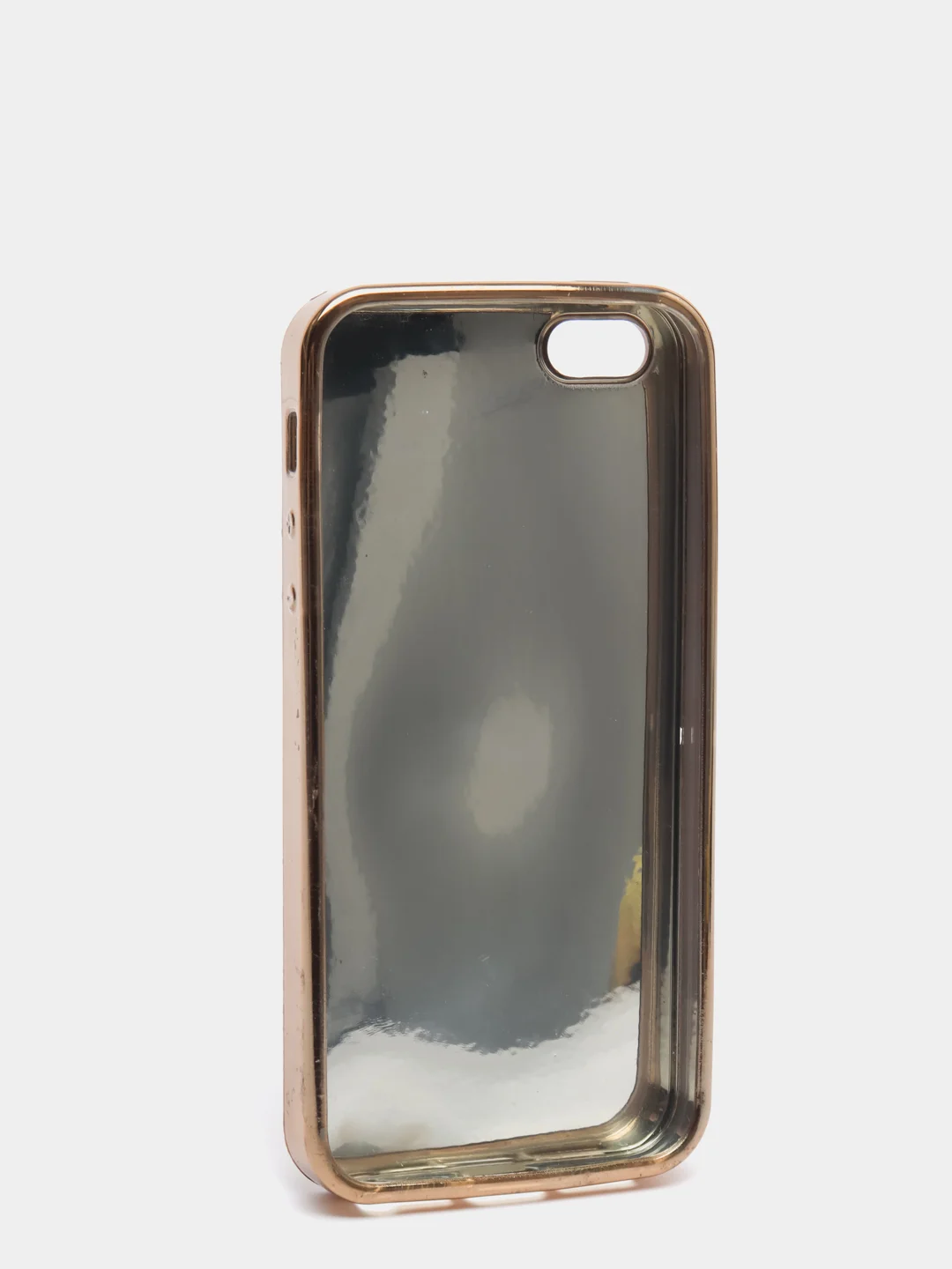 Горчичный чехол Iphone 5, блестящий