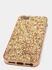 Горчичный чехол Iphone 5, блестящий
