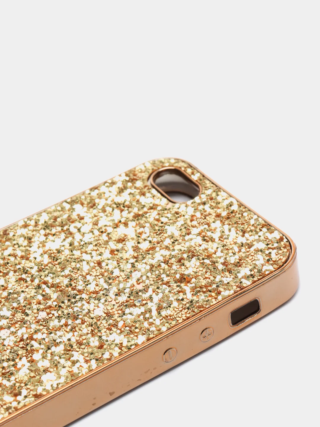 Горчичный чехол Iphone 5, блестящий