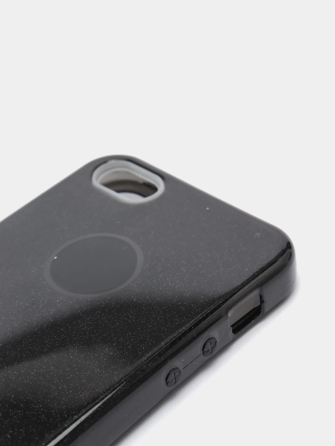 Черный чехол Iphone 5, блестящий