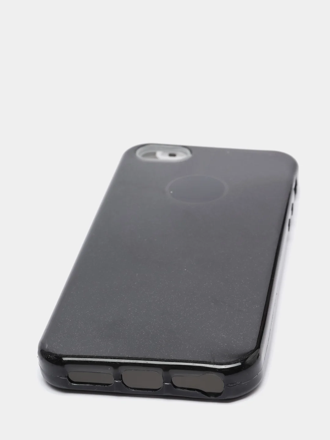 Черный чехол Iphone 5, блестящий