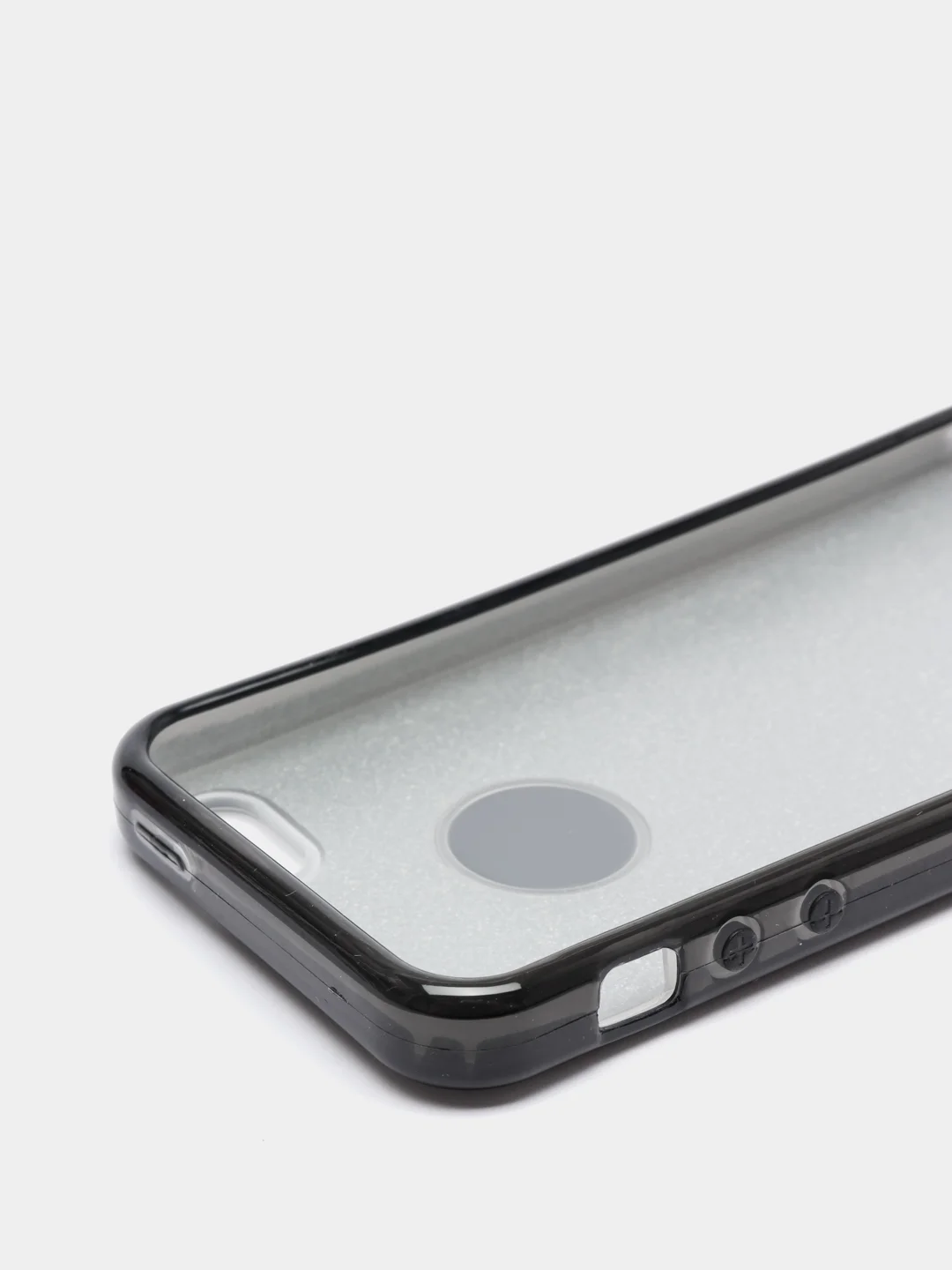 Черный чехол Iphone 5, блестящий