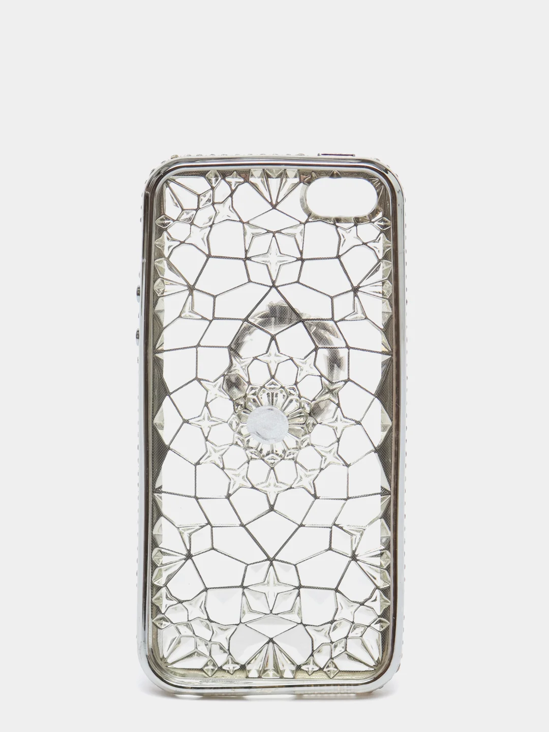 Серый металлик чехол Iphone 5, блестящий