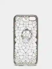 Серый металлик чехол Iphone 5, блестящий