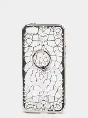 Серый металлик чехол Iphone 5, блестящий