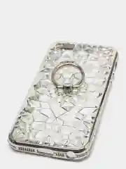Серый металлик чехол Iphone 5, блестящий