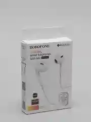 Белый наушники с микрофоном Borofone BM30 Max (3.5mm/Type-C/Lightning)