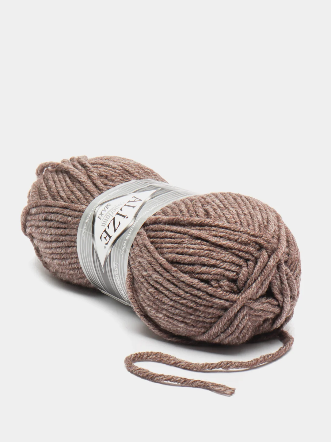 Коричневый шерсть Пряжа Alize Superlana maxi