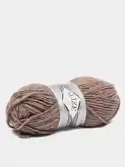 Коричневый шерсть Пряжа Alize Superlana maxi