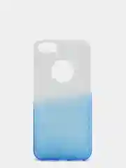 Светло-синий чехол Iphone 5, блестящий