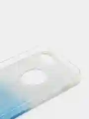 Светло-синий чехол Iphone 5, блестящий