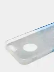 Светло-синий чехол Iphone 5, блестящий