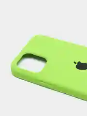Лесной зеленый чехол с бархатом iPhone 12 / 12 Pro