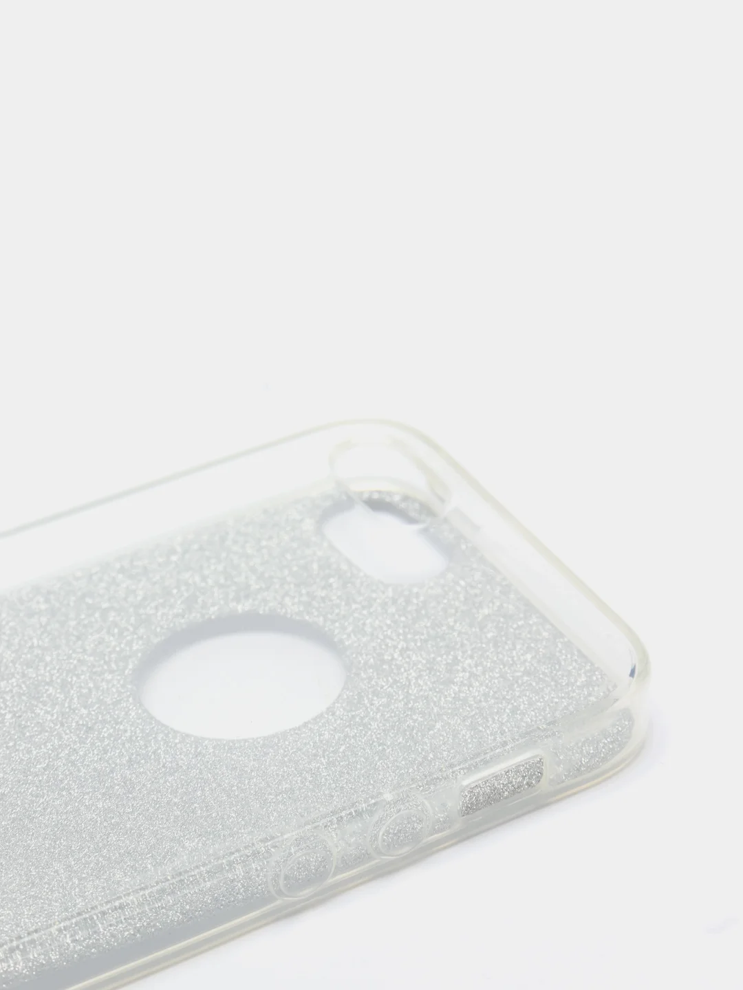 Серебряный чехол Iphone 5, блестящий
