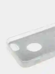 Серебряный чехол Iphone 5, блестящий