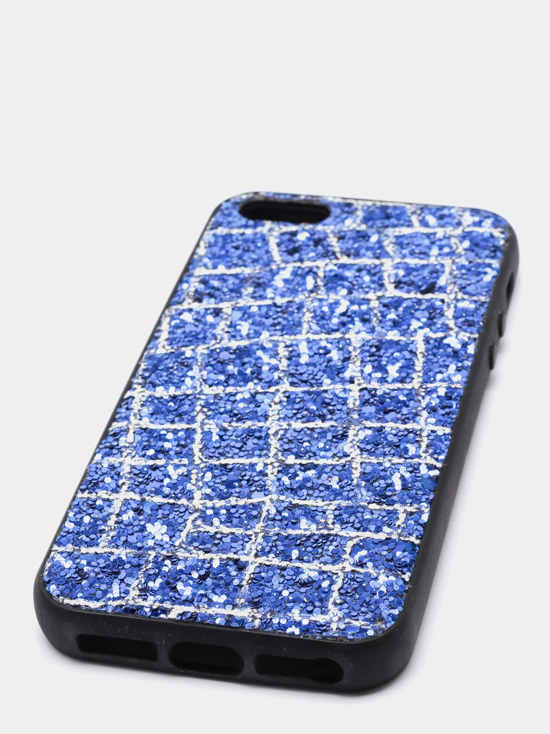 Темно-синий чехол Iphone 5, блестящий