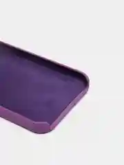 Тёмно-розовый чехол с бархатом iPhone 12 / 12 Pro