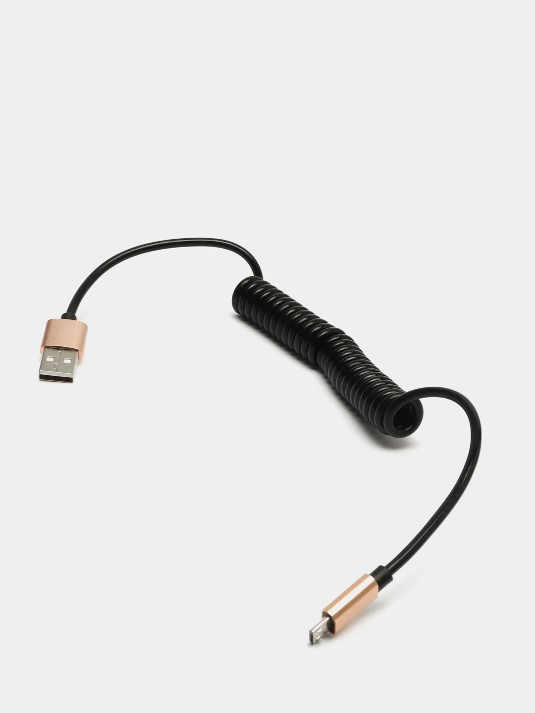 Золотой кабель USB - Type-C / microUsb для Зарядки и Передачи данных