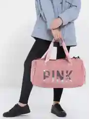 Розовый сумка спортивная женская Pink  для фитнеса