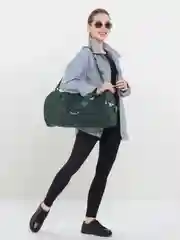 Зеленый сумка спортивная, для фитнеса, PINK