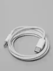 Серый кабель Type-C - Lightning для iPhone / для быстрой зарядки / Дата кабель
