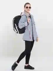 Угольный рюкзак женский "Тik-Tok"
