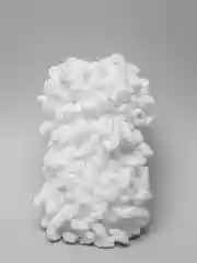 Белый пряжа Alize Puffy