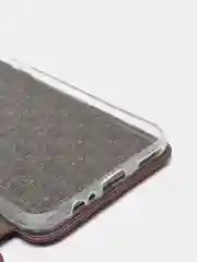 Бордовый чехол книжка Huawei HONOR 9C, P40 LITE E