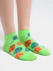 Лайм носки женские с принтом, 36-40