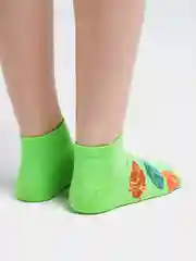 Лайм носки женские с принтом, 36-40