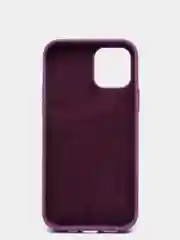Фиолетовый чехол с бархатом iPhone 12 / 12 Pro