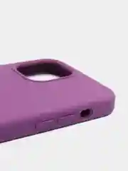 Фиолетовый чехол с бархатом iPhone 12 / 12 Pro