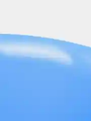 Синий таз "Водолей" круглый