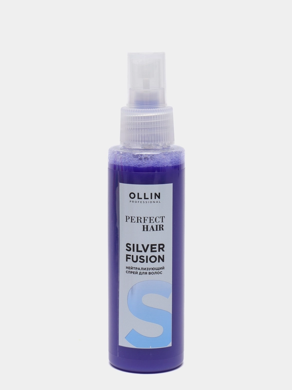 Нейтрализующий спрей для волос OLLIN PERFECT HAIR SILVER FUSION, 120 мл