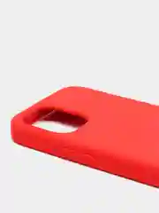 Красный чехол с бархатом iPhone 12 / 12 Pro