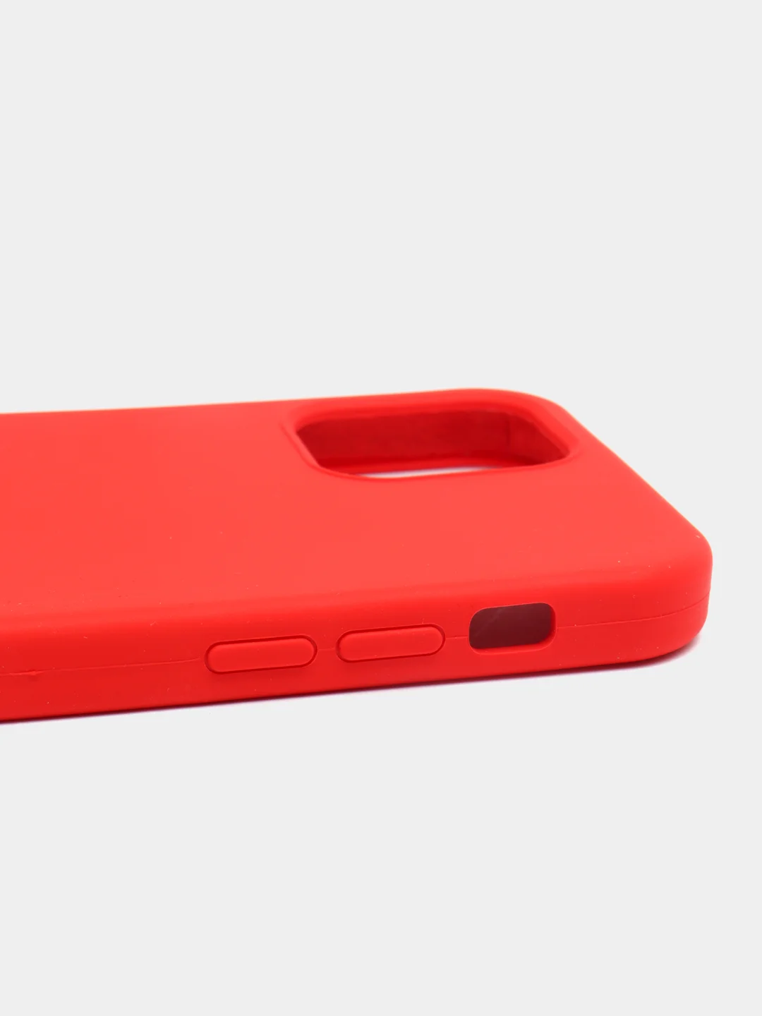 Красный чехол с бархатом iPhone 12 / 12 Pro