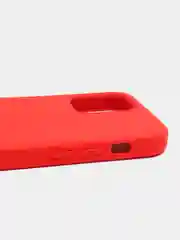 Красный чехол с бархатом iPhone 12 / 12 Pro