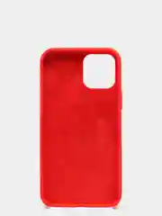 Красный чехол с бархатом iPhone 12 / 12 Pro