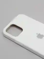 Белый чехол с бархатом iPhone 12 / 12 Pro