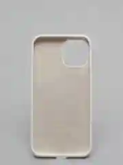 Белый чехол с бархатом iPhone 12 / 12 Pro