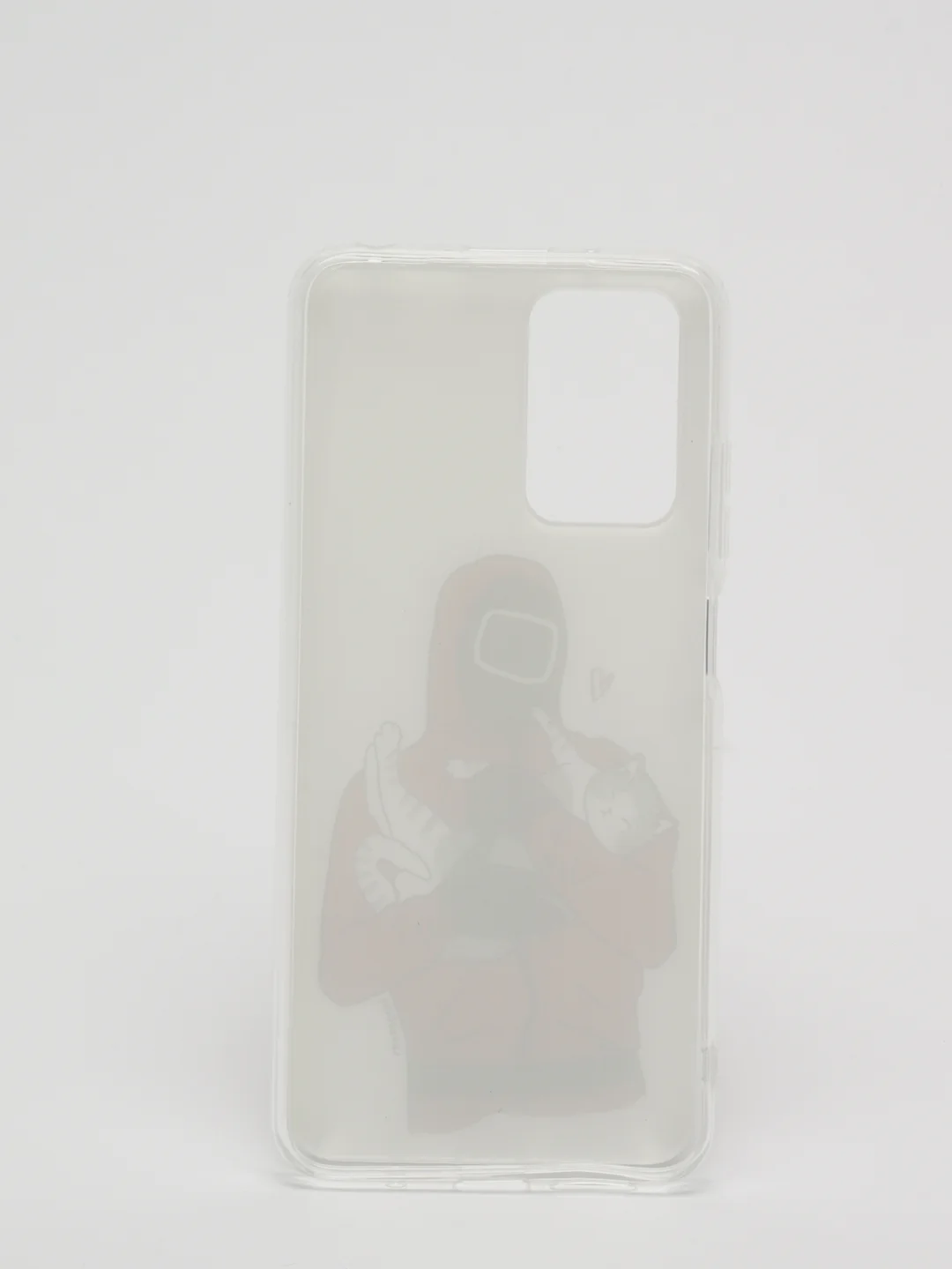 Вишнёвый чехол Xiaomi Redmi 10, Сяоми Редми 10 с рисунком "Игра в кальмара"